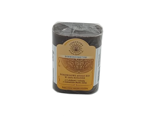 Mydło naturalne borowinowe Kojący Aromat Owocowo-Orientalny BIO w 100% roślinne 130 g Uzdrowisko Busko-Zdrój