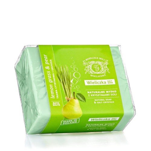 Naturalne mydło Trawa Cytrynowa i Gruszka 150 g WIELICZKA