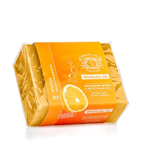 Naturalne mydło Soczysta Pomarańcza 150 g WIELICZKA 