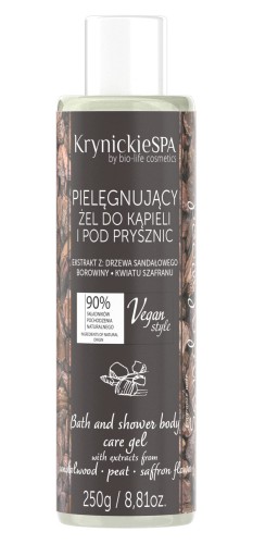 Pielęgnujący żel do kąpieli i pod prysznic Drzewo Sandałowe 250 g KRYNICKIE SPA