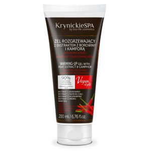 Żel rozgrzewający z ekstraktem z borowiny i kamforą 200 ml KRYNICKIE SPA