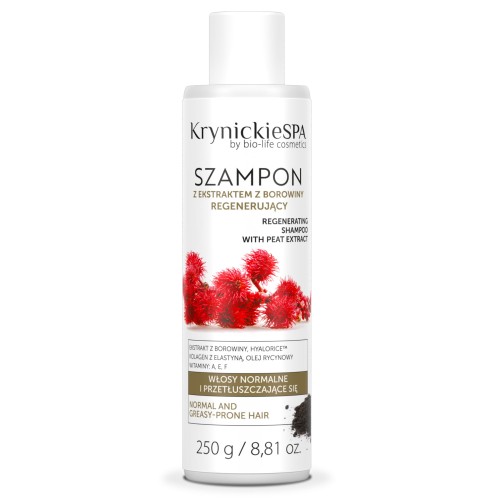Szampon  z ekstraktem z borowiny Regenerujący 250g KRYNICKIE SPA