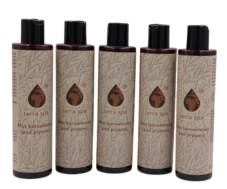 Mus borowinowy pod prysznic 5 szt. x 250 ml TERRA SPA