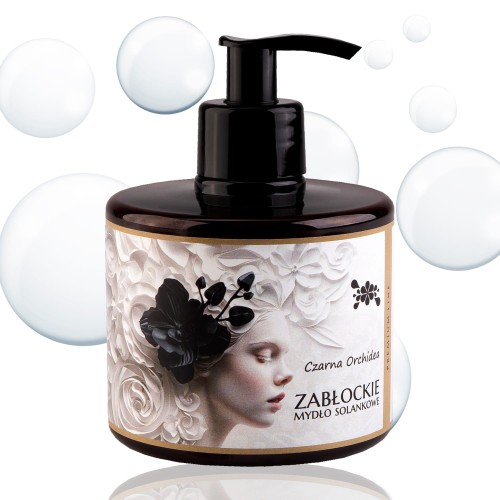 Zabłockie Mydło Solankowe w płynie 300 ml Czarna Orchidea Premium Line