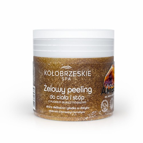 Żelowy peeling Borowina + Bursztyn 200g KOŁOBRZESKIE SPA
