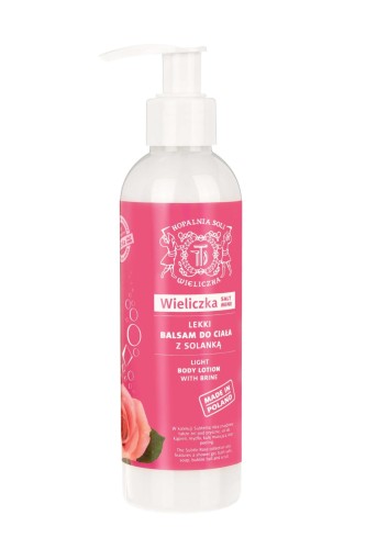 Lekki balsam do ciała z solanką Subtelna Róża 200ml Kopalnia Soli "WIELICZKA"